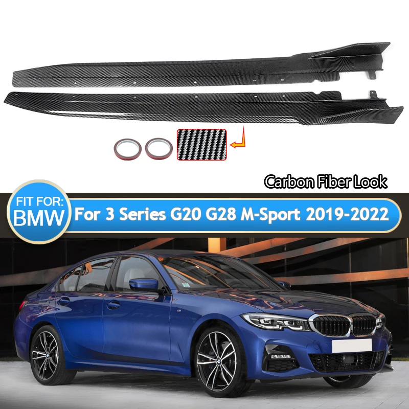 

MAGICKIT BMW G20 Side Skirts Extension For 2019-2023 BMW 3 Series G20 G28 M-Sport Model CAR Accessories tools