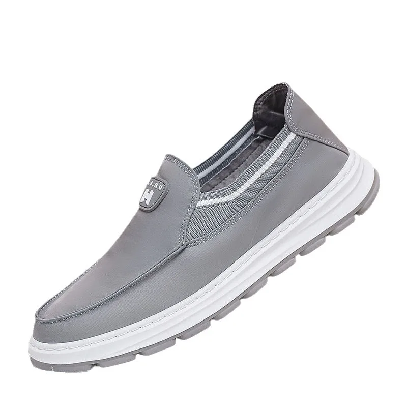 

Canvas Men's Shoes Are Trendy and Versatile in Summer Sporty Breathable Soft-soled Men's Shoes Lightweight and Casual Work Shoes