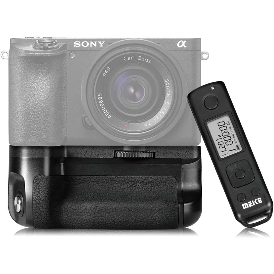 Meike MK-A6300 Pro Battery Grip Встроенный пульт дистанционного управления до 100 м для управления съемкой для камеры Sony A6100 A6400 A6300 A6000 Meike MK-A6300 Pro Battery Grip Встроенный пульт дистанционного управления до 100 м для управления съемкой для камеры Sony A6100 A6400 A6300 A6000