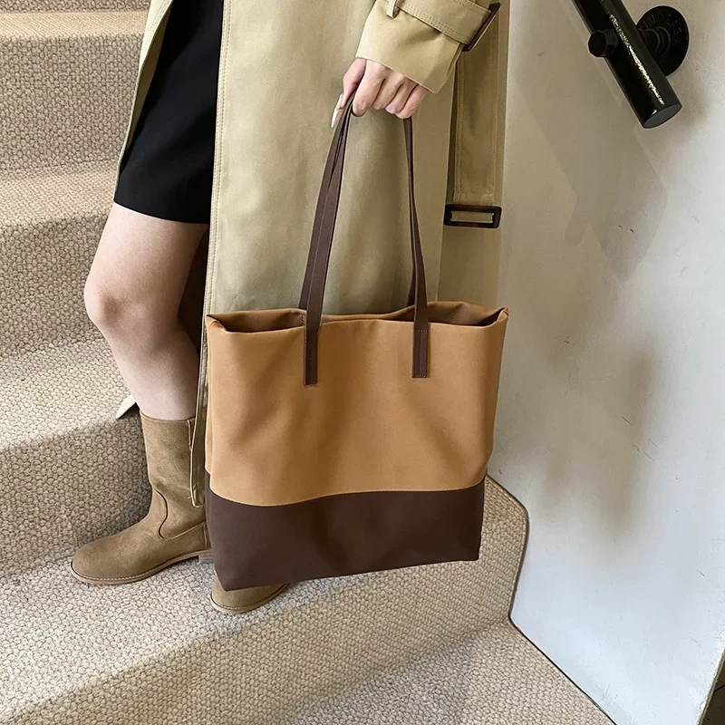 Trendy Design Suede Shoulder Bags Women Tote Handbags and Purses 2025 New Ladies Travel Work Office Bag