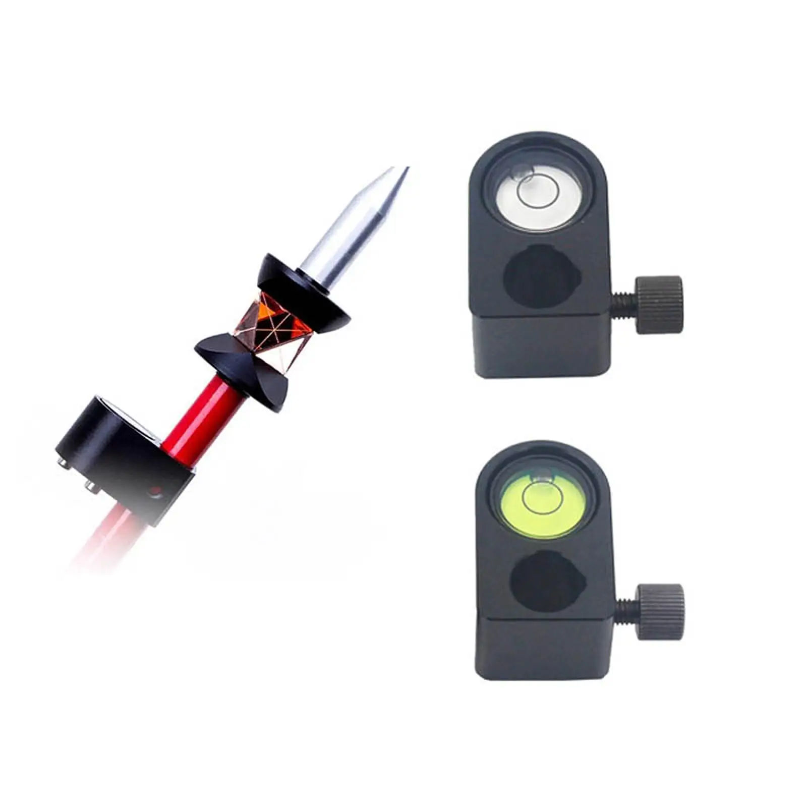 Livello Spirit Bubble Fiala Riparazione Robusto supporto stabile Mini stelo prisma topografico