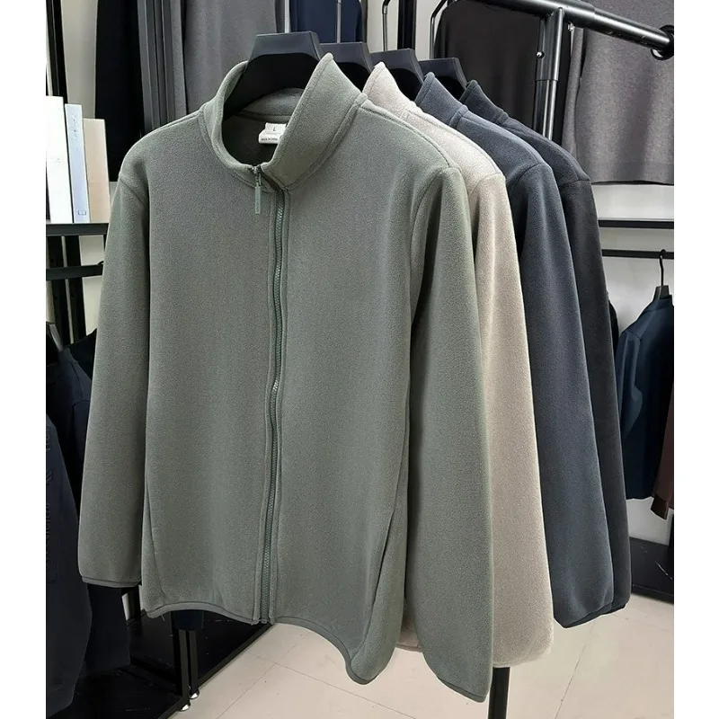 

Spring and Autumn Men's Warm Jacket Breathable Loose Windproof Outdoor Mountaineering Camping Hiking Cycling Men's Casual Jacket