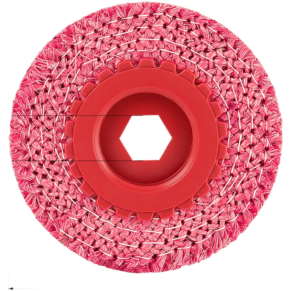 For Efficient Metal Polishing Sisal Polishing Wheel High-density Weaving Tightly Compressed Fibers For 100-type Angle Grinders