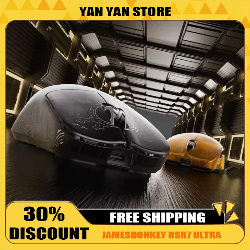 jamesdonkey-rsr7-ultra-souris-paw3950-8k-fibre-de-carbone-bluetooth-souris-de-jeu-sans-fil-souris-de-jeu-ergonomique-cadeaux-43g-leger