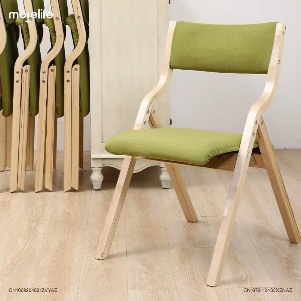 Ball Cast Modern Folding Chair Folding Dining Room Chairs Nordic Style Light Luxury Minimalism Dining Chair Home Furniture K01