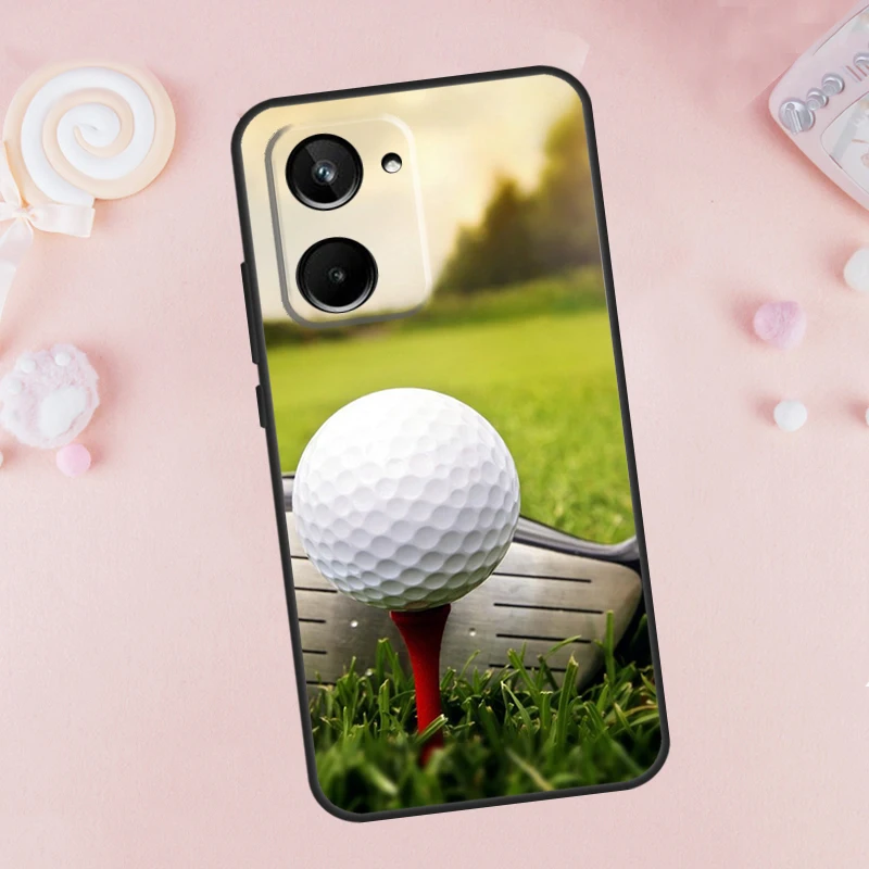 Golf Course Field For Realme C67 C55 C53 C51 C35 C33 C31 C30 C25s C21Y GT Neo5 GT5 9 10 11 12 Pro Plus Case