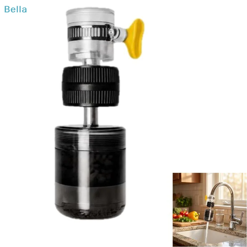 〔M〕Filtre à eau pour robinet en titane, élimination efficace des impuretés, installation facile pour la cuisine domestique, lavage des légumes, usage quotidien