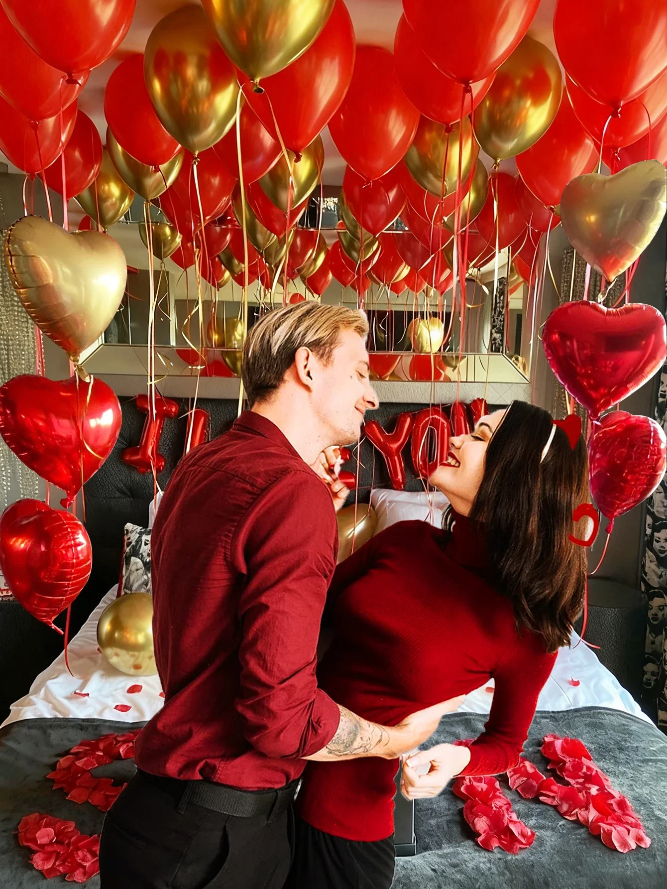 Valentine's Day balloon Set Is Suitable for Valentine's Day, Anniversaries, Marriage Proposals, and Romantic Decorations - view 3