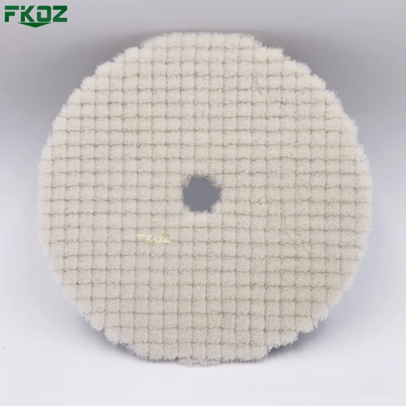 6/7 Inch Japan Wool Polish Pad For DA RO Car Polisher Woolen Buffing Disc Car Clean Product Automotive Scratch Removing