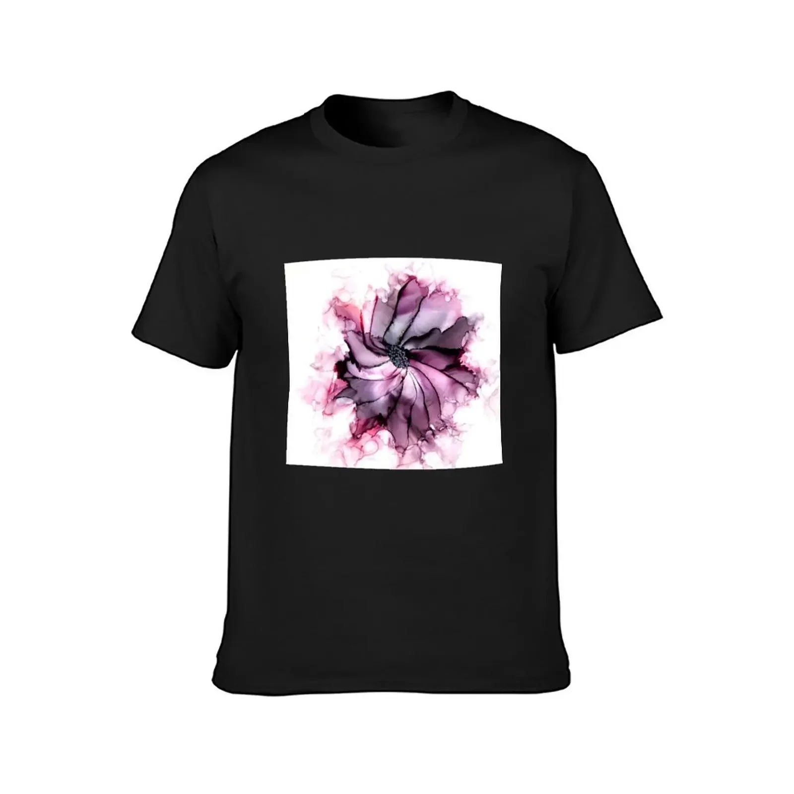 Dreamy abstract purple flower haze T-Shirt cheap stuff anime anime shirts men