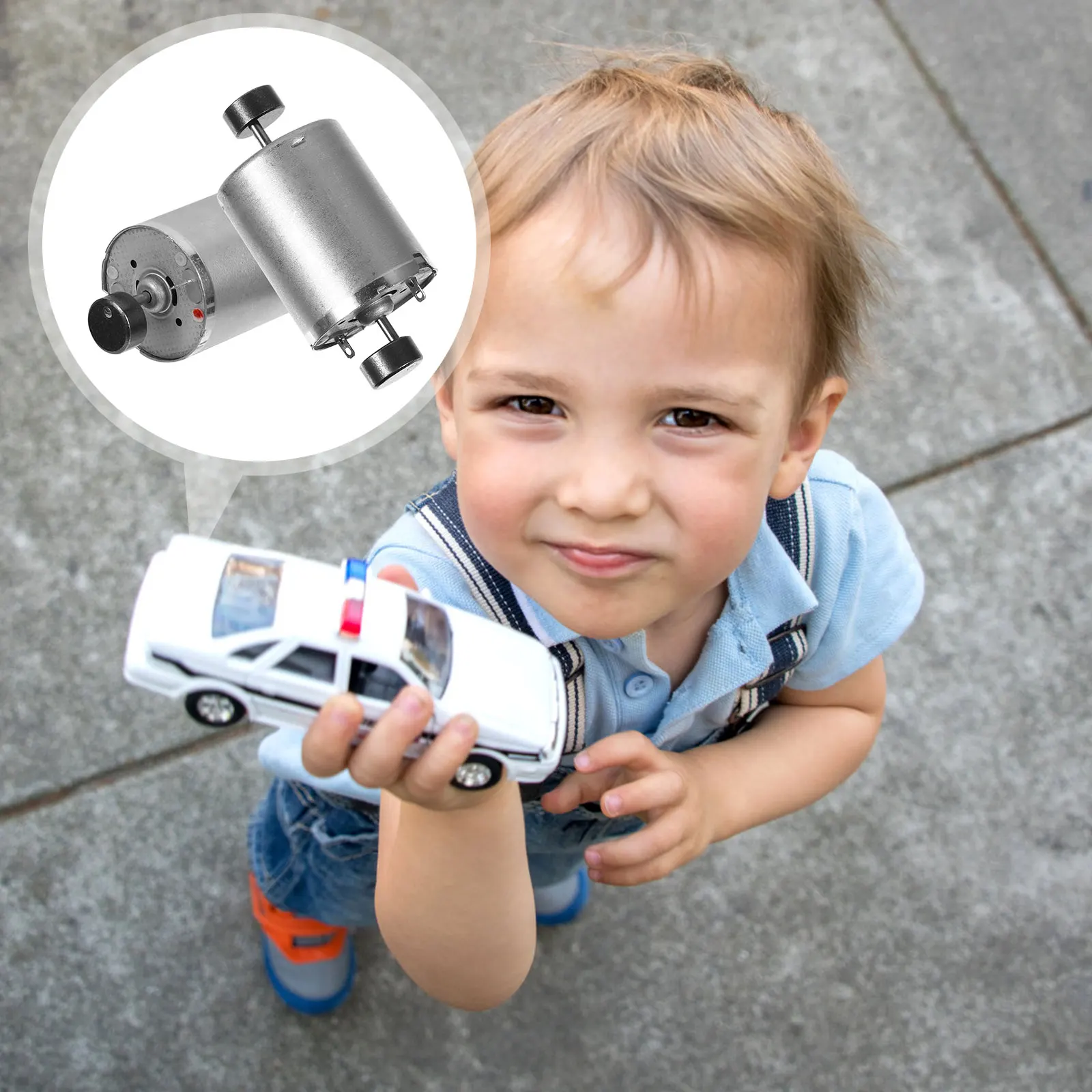 

2 Pcs Miniature DC Vibration Motor Electric Brushed Double Shaft Dual Head Low Noise Stable Performance Easy Installation