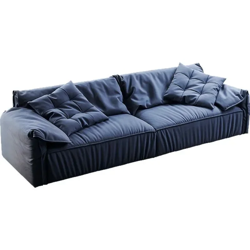 

Sofa original full matte cloth Internet celebrity straight row living room small apartment home integrated