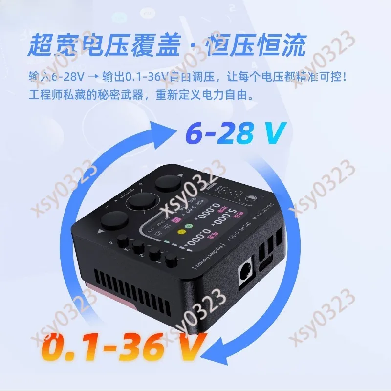 Portable Step Up Down Power Supply Adjustable Digital DC Constant Current for Repair Use