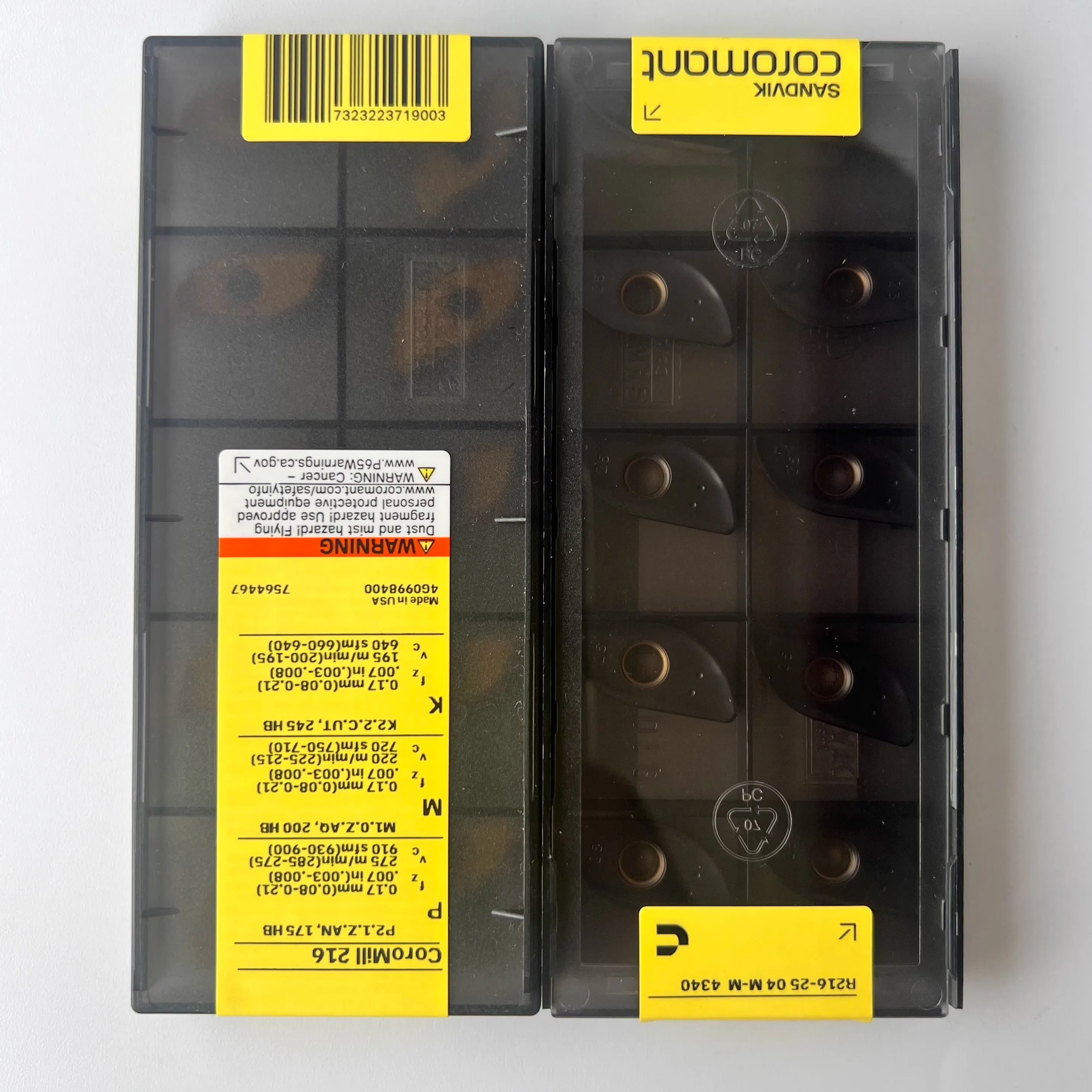 

R216-2504M-M 4340 / Original product CNC cemented carbide blade 10 Pcs