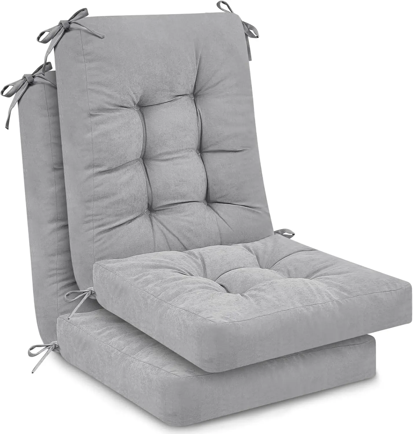 

2 Set Outdoor Patio Chair Cushions Rochair Cushion High Ba Patio Cushions Ba Tufted Pillow Patio Chair Pads For Outdoor Indoor