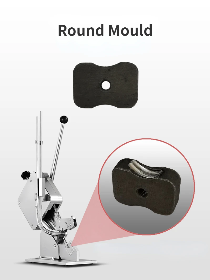 Clipping Machine Parts for Ham sausage 50 Type Sausage Clipper Manual U-shape Strapping Machine Lower Mold,