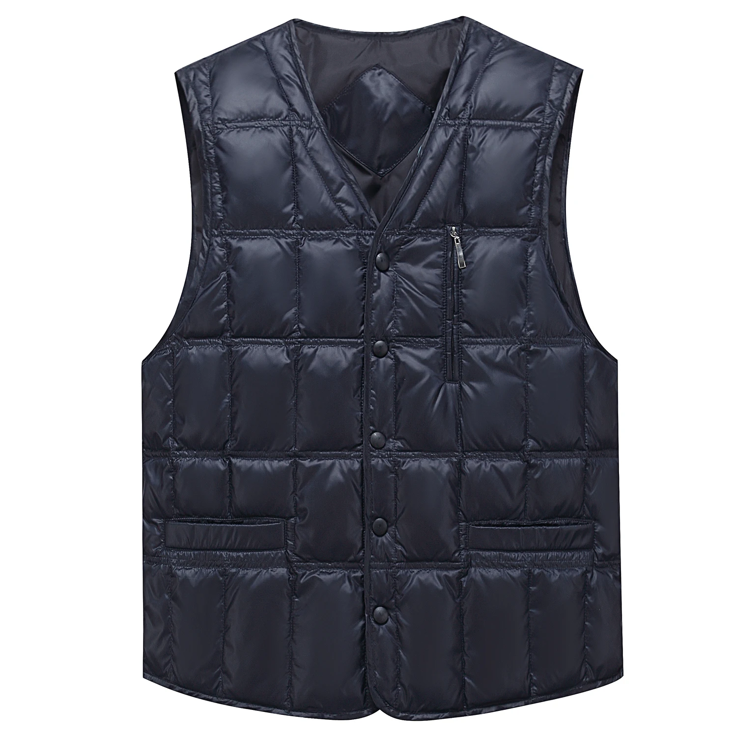 New cotton-padded vest men's autumn and winter 9 down jacket casual vest men's wear