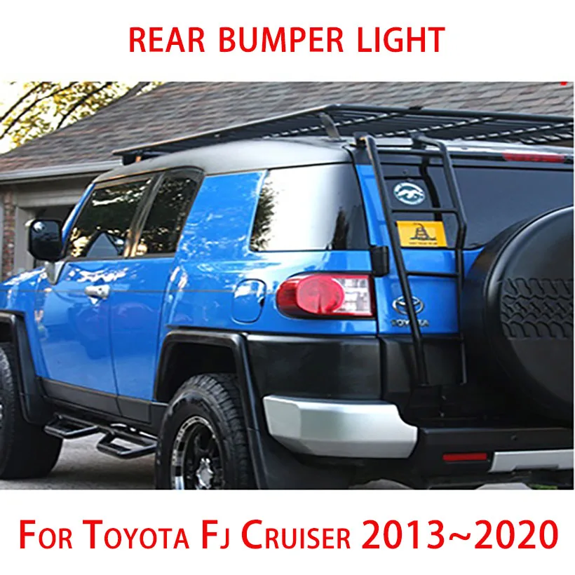 For Toyota Fj Cruiser Rear Bumper Fog Lamp FJ Rear Tail Warning Light FJ Lamps Conversion Parts 2013~2020