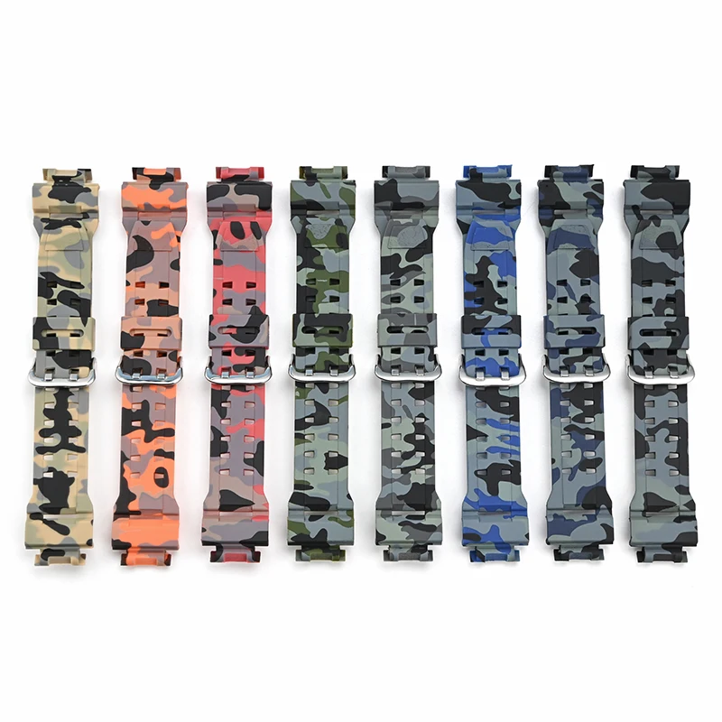 High Quality Dedicated Interface TPU Resin Watch Strap For Casio G-SHOCK G9200/GW92009101/9102/9110/9125 Pin Buckle Bracelet