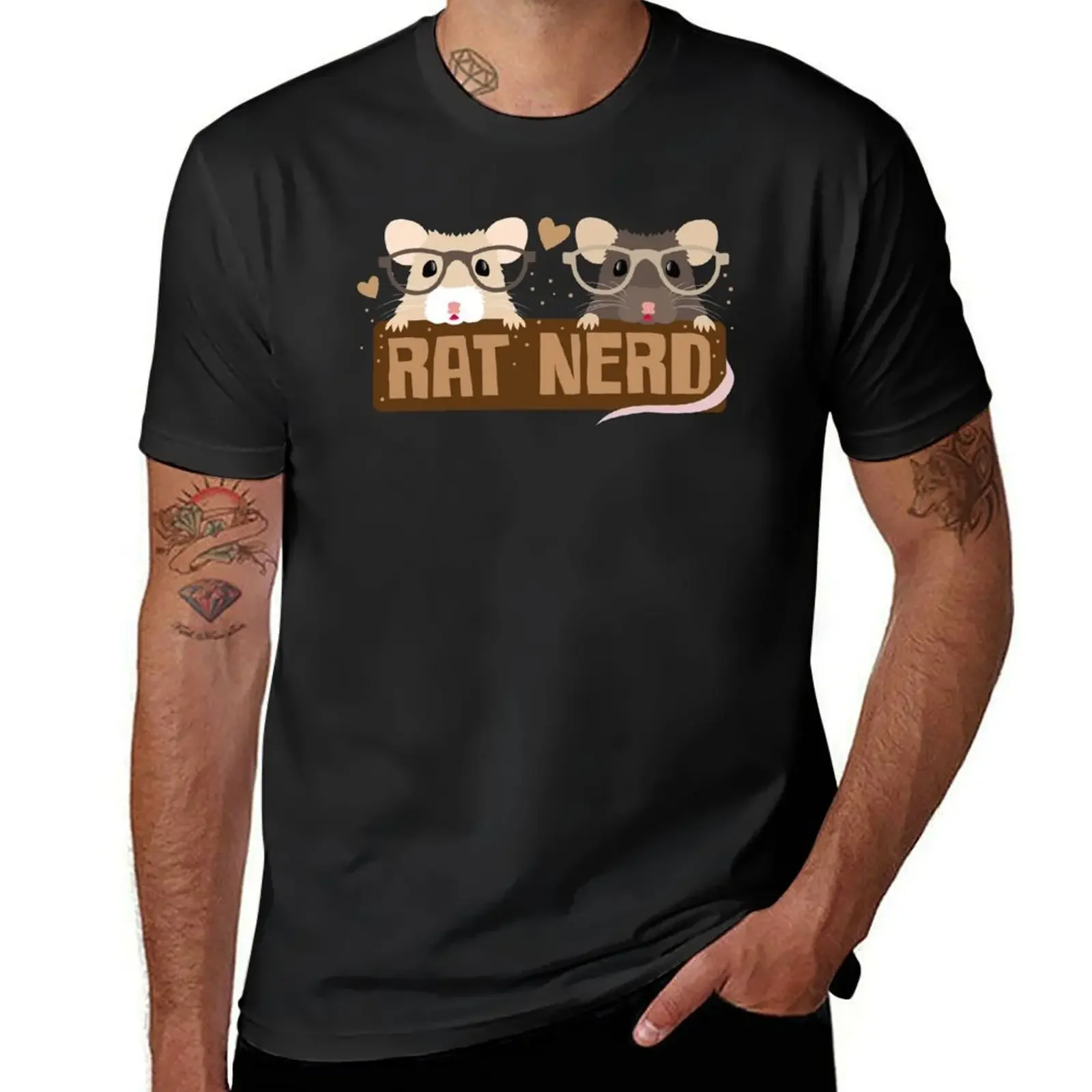 

RAT NERD (Self proclaimed expert about RATS) T-Shirt man t shirt rapper graphic tees mens graphic t-shirts