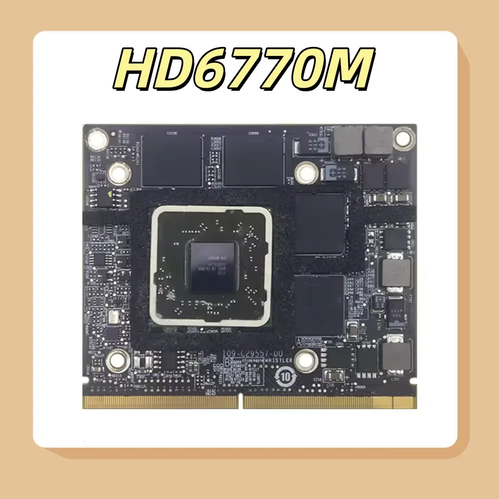 High-quality VGA HD6770M HD6770 109-C29557-00 graphics card for iMac A1311 A1312 2011 2010, 512MB 216- 0810001