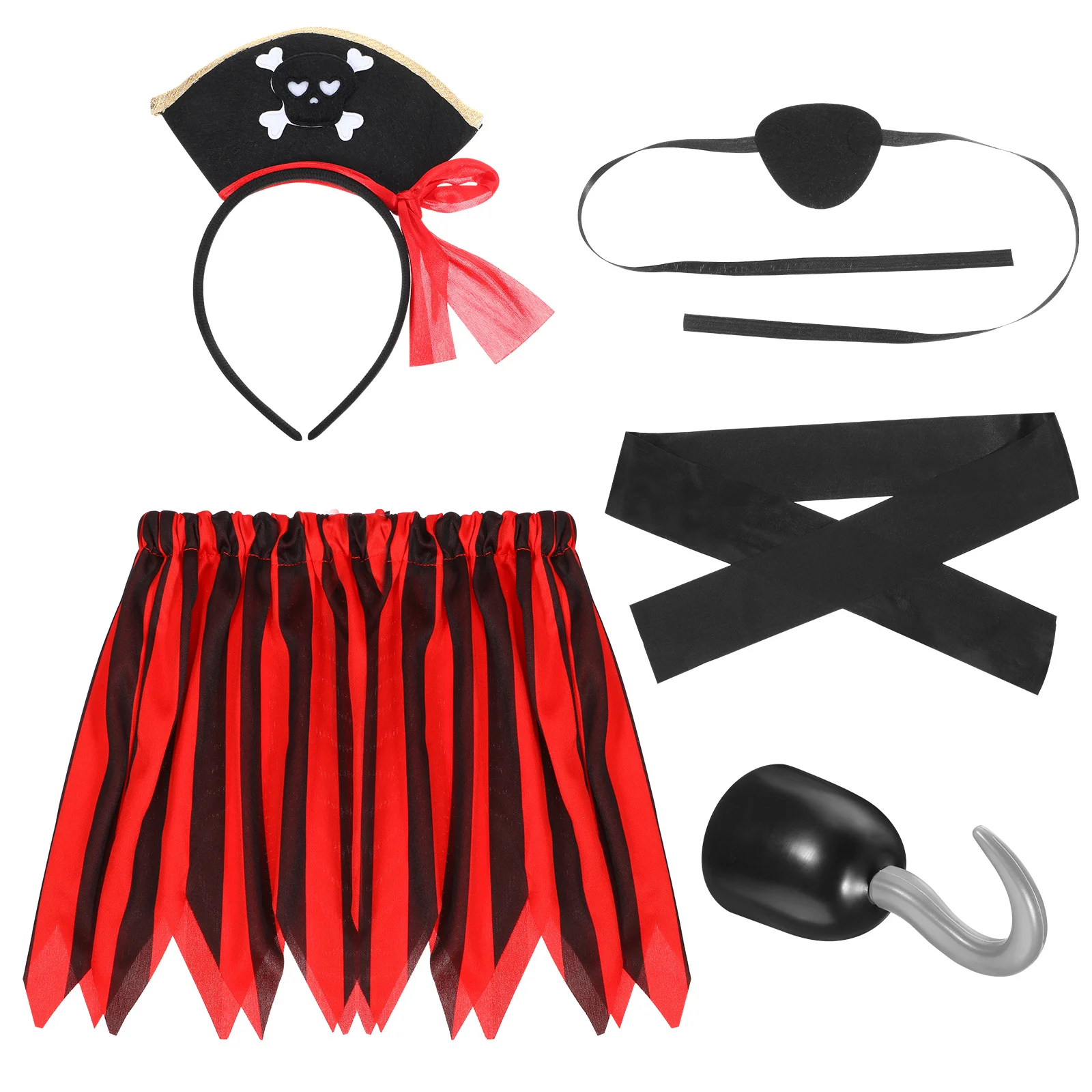 

's Pirate Suit Dress up Toddler Cosplay Costume for Girl Cloth Outfit