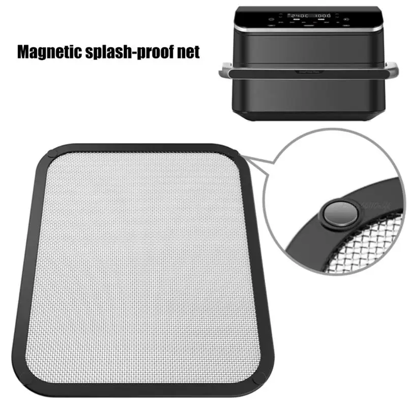 27RB 2PCS 8.5L 10L 재사용 가능한 에어 프라이드 내열 대체 부품 용 자석 공기 프라이팬 스크린 액세서리