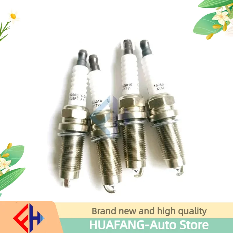 Original 4pcs/lot Spark Plug For Jac J3 J4 J5 J6 S3 Sei2 Sei3 Spark Stone 1026080gg010 High Quality