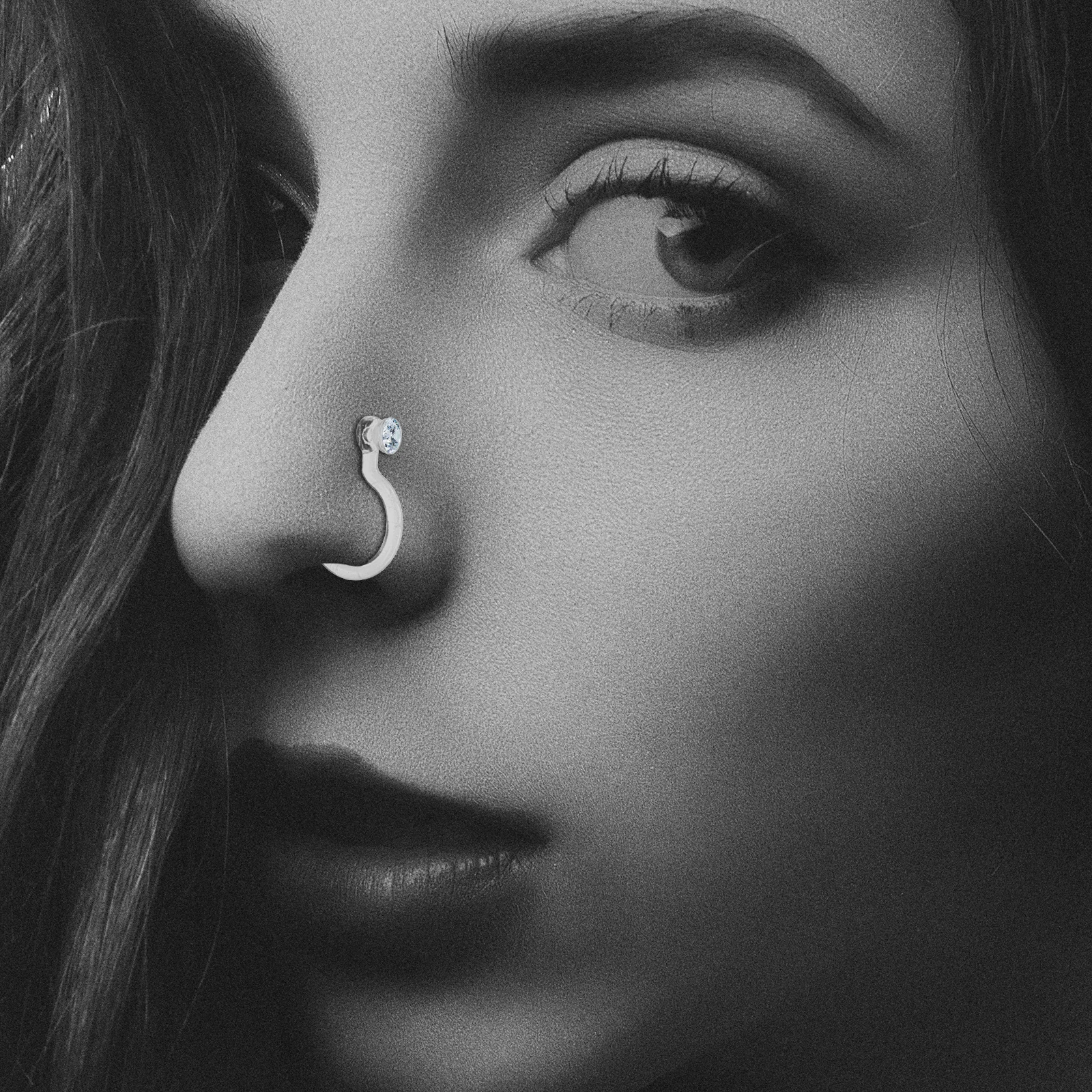

50pcs Nose Rings Clip Adapter Earring Converter Crafting Supplies Transparent DIY Resin Nose Clip H made Silicone Ring Jewelry
