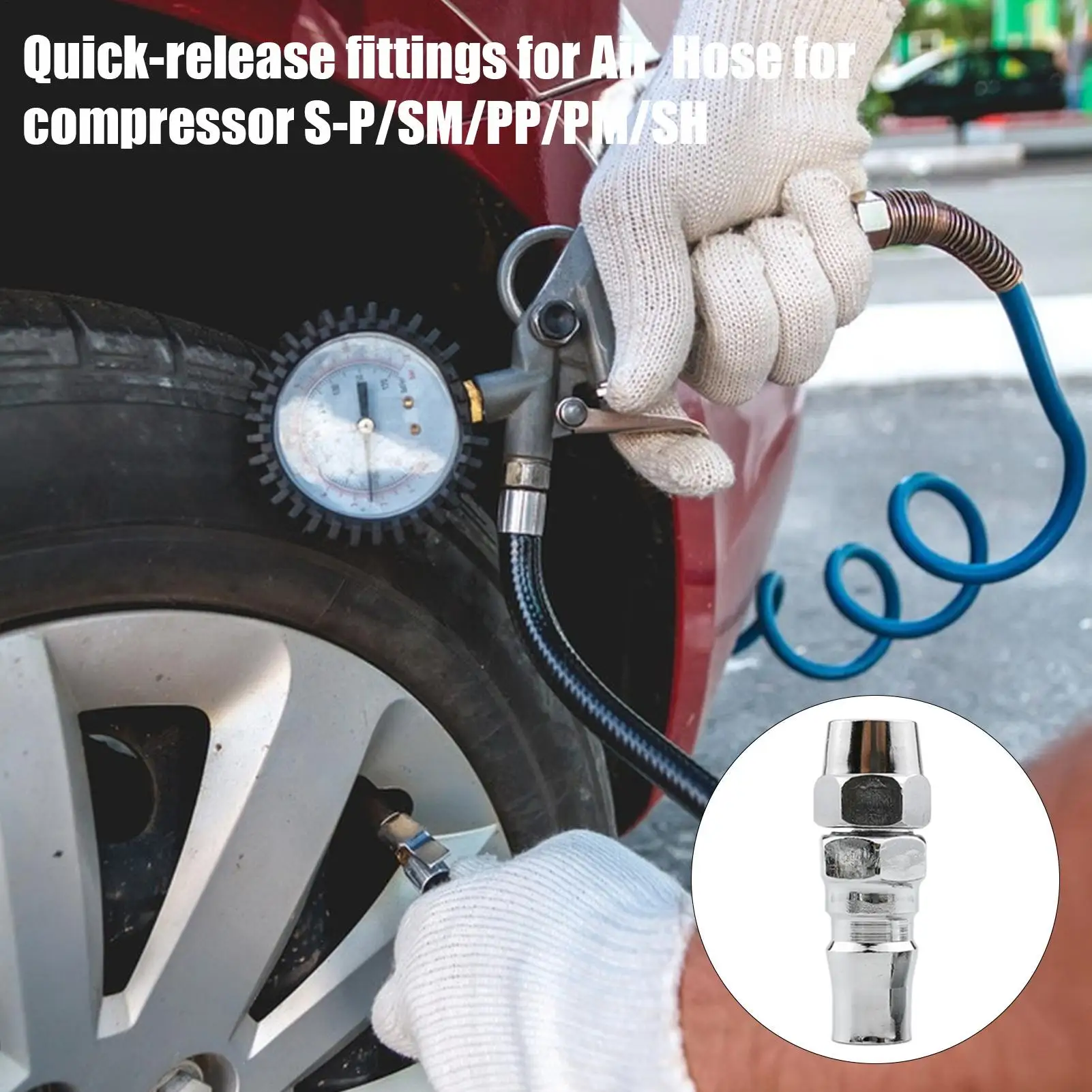 PNEUMATIC Air อุปกรณ์เครื่องมืออุตสาหกรรมประเภท C หมุนเครื่องมืออุปกรณ์ชายและหญิงปลั๊ก QUICK RELEASE คอมเพรสเซอร์นิวเมติก
