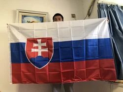 Bandera de skyflag, bandera de Eslovaquia, 90x150cm, svk sk, Slova, bandera de Eslovaquia, bandera colgante de poliéster de la UE, 3x5 pies
