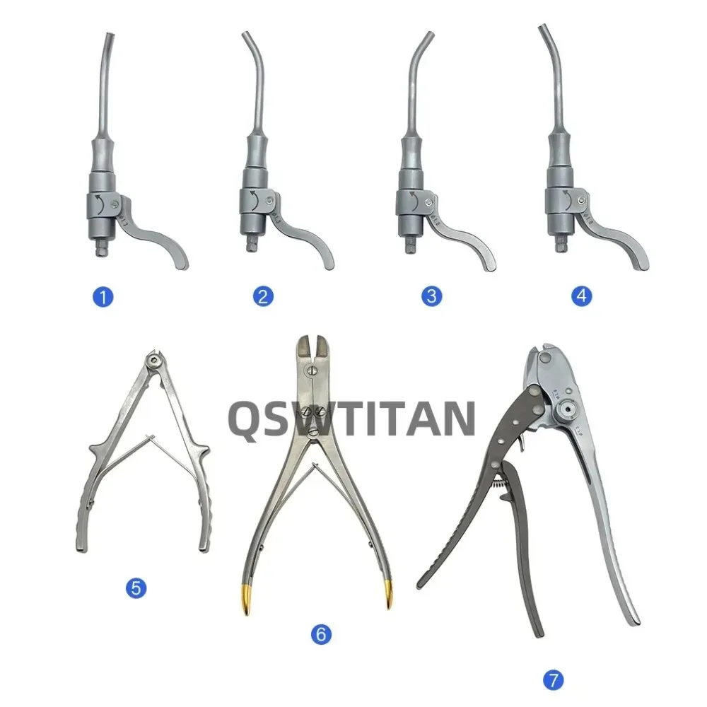 Orthopedic Synthes Orthopaedic Cable Instrument Set Stainless Steel Passer Wire Tightener Forceps Set Surgical Instrument