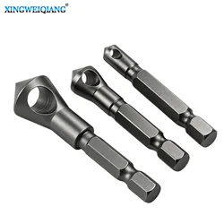 3 Pcs/Set Countersink Deburring Drill Taper Hole Cutter Plastic/Aluminum/Wooden Countersunk Head Chamfering Tools