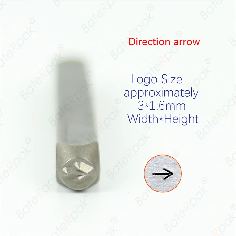 Arrow/made with love Metal Jewelry Design Steel Punch Stamps,DIY Bracelet/jewelry symbols steel stamp letters