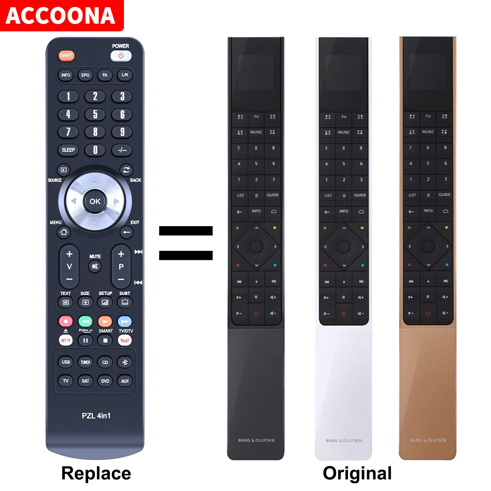 

Remote control for B&o Bang & Olufsen LX4500, 2701, BEOVISION 3 4, 6 , 8 ETC BEO-3200 BEO3200,