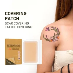 6PCS Waterproof Tattoo Film Ultra Thin Patch Tattoo Scar Cover Tapes Concealing Acne Tattoo Up Compression Accessories Flaw