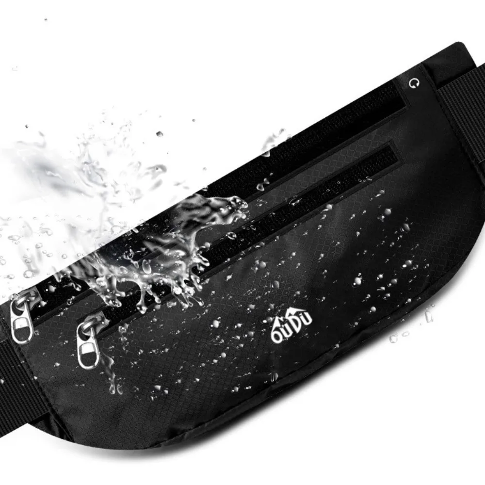 Ultra-Thin Sport Mobile Waist Bag High Elastic Multifunctional Running Waist Bag Close Fitting Lightweight Sports Phone Bag
