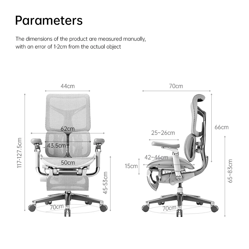 Modern Furniture Bürostuhl Mesh Executive Boss Drehstuhl mit Fußstütze