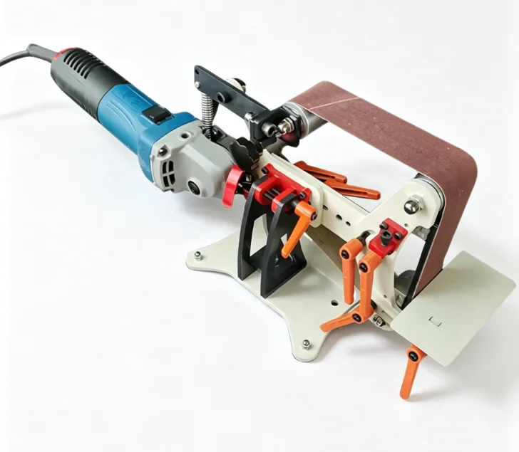 Belt Sander Frame Heavy Duty Sanding Machine Adapter Angle Grinder Desktop Knife Sharpener Retrofit V Sharpening Tools