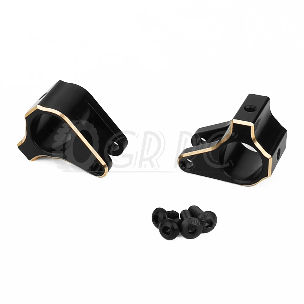 

1 Pair Black Coating Brass Rear Axle Link Servo Mount for Axial SCX10 PRO 1/10 RC Crawler Car Upgrade Parts Accessories