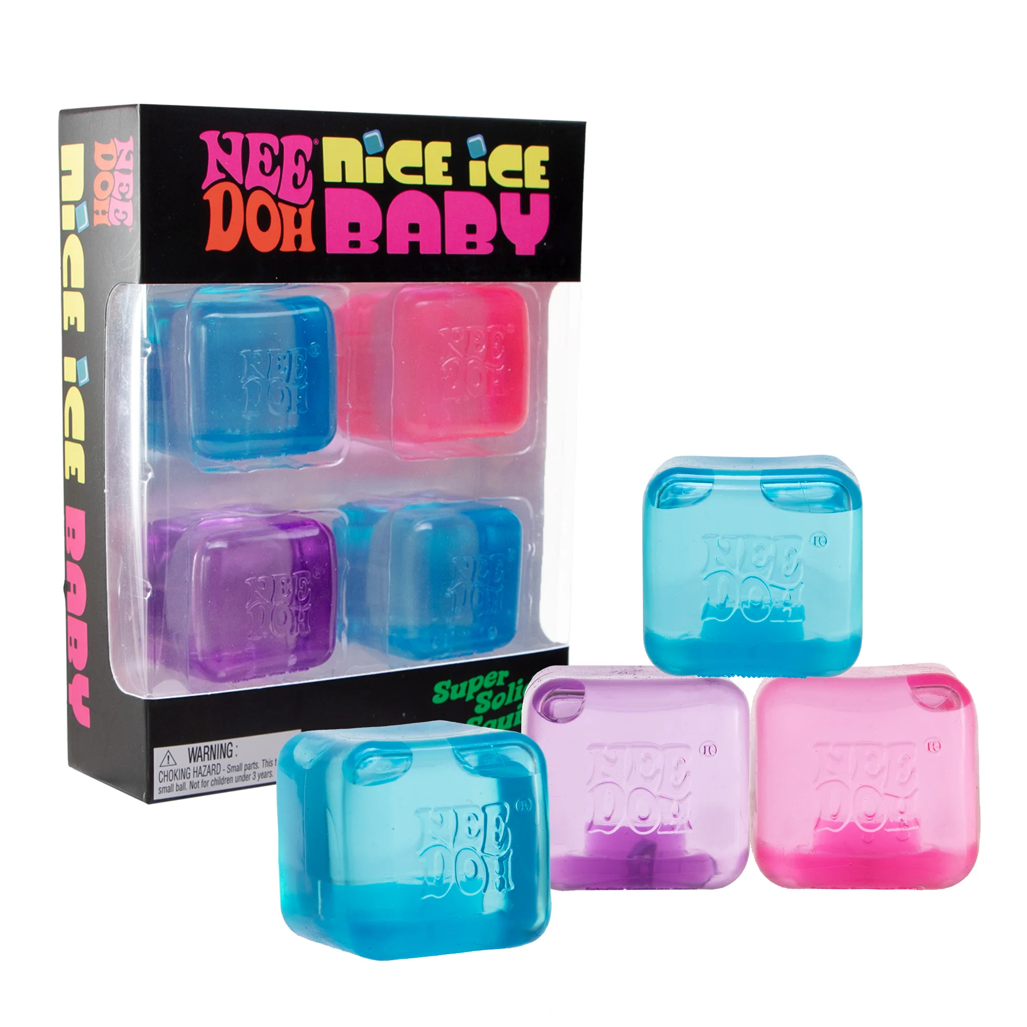 Needoh Cube Drip Fidget Sensory Toy Maltose TPR Mello Mallo Snow Ball Press Doh Change Color Relief Anxiety Focus Calm Down Gift