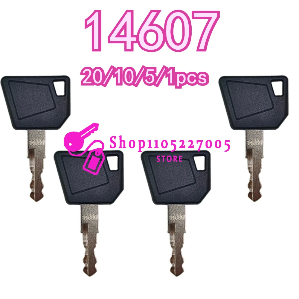 20/10/5/1PCS 14607 New Ignition Key 701/45501 701/14657 85804675/1 8035807 422455 11306919 14603 Compatible with Models 4CX444