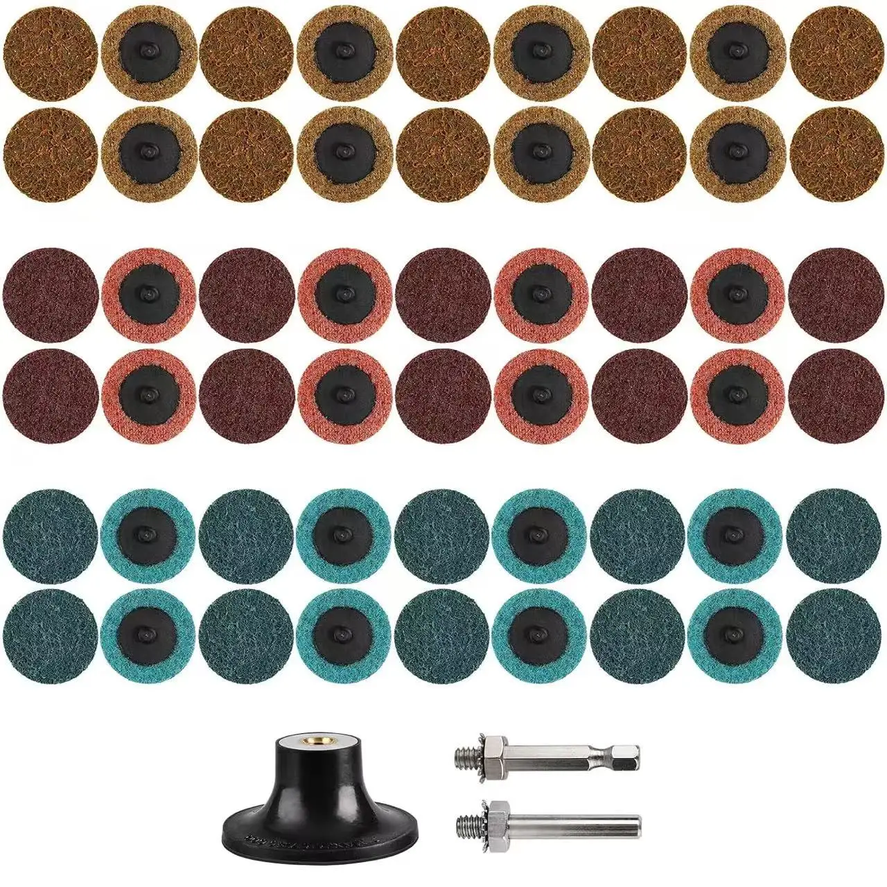 57 Pcs 2 Inch Nylon Conditioning Discs, 1/4