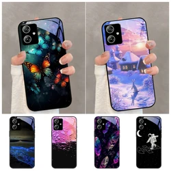 For Moto G55 G45 G54 G64 G75 G84 G85 5G Fashion Design Tempered Glass Phone Cover For Motorola Moto G Stylus 5G Cool Glass Case