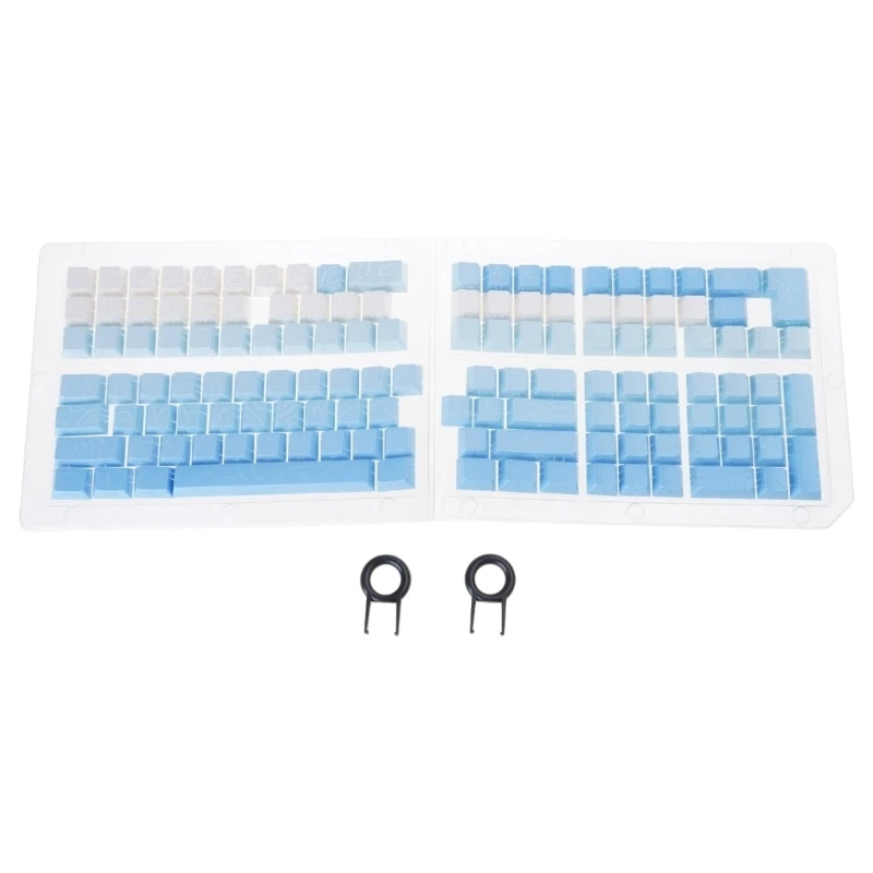 

5asd 97-клавишные колпачки с боковой печатью, профессиональные контурные линии из ПБТ, высота OEM