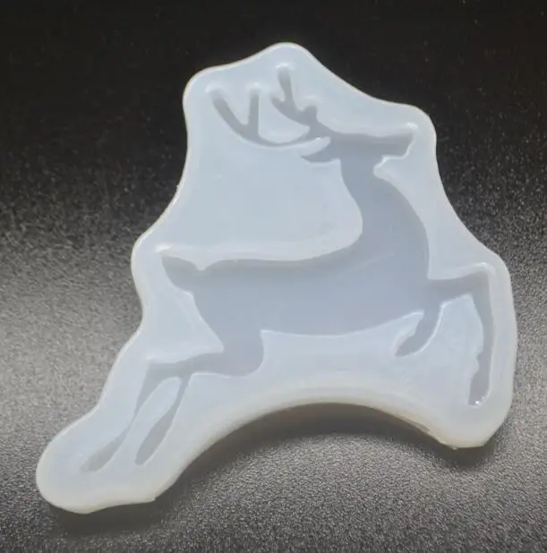 DIY Handmade Elk Antlers Silicone Mold for Epoxy Resin Gem Pendant Jewelry Charms Craft Making Supplies