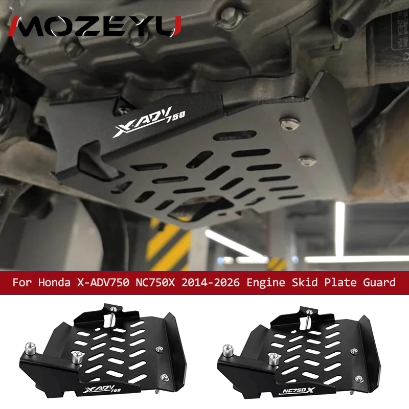 

Skid Plate Bash Frame Guard For Honda X ADV XADV 750 NC750 NC 750X 2014-2024 2025 2026 X-ADV 750 NC750X Engine Cover Protection