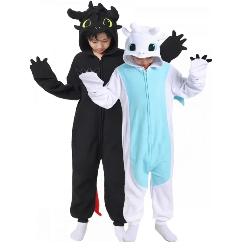 

Kigurumi Onesie Cartoon Tothless Pajamas For Kids Adult Women Men Animal Pyjamas Homewear Halloween Cosplay Party Costume