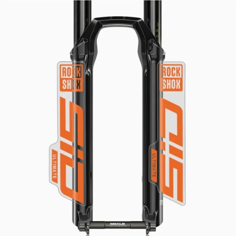 Color Changing MTB Fork Sticker RockShox SID Style Waterproof UV Protection Vinyl Decal Front Suspension Bike Decor