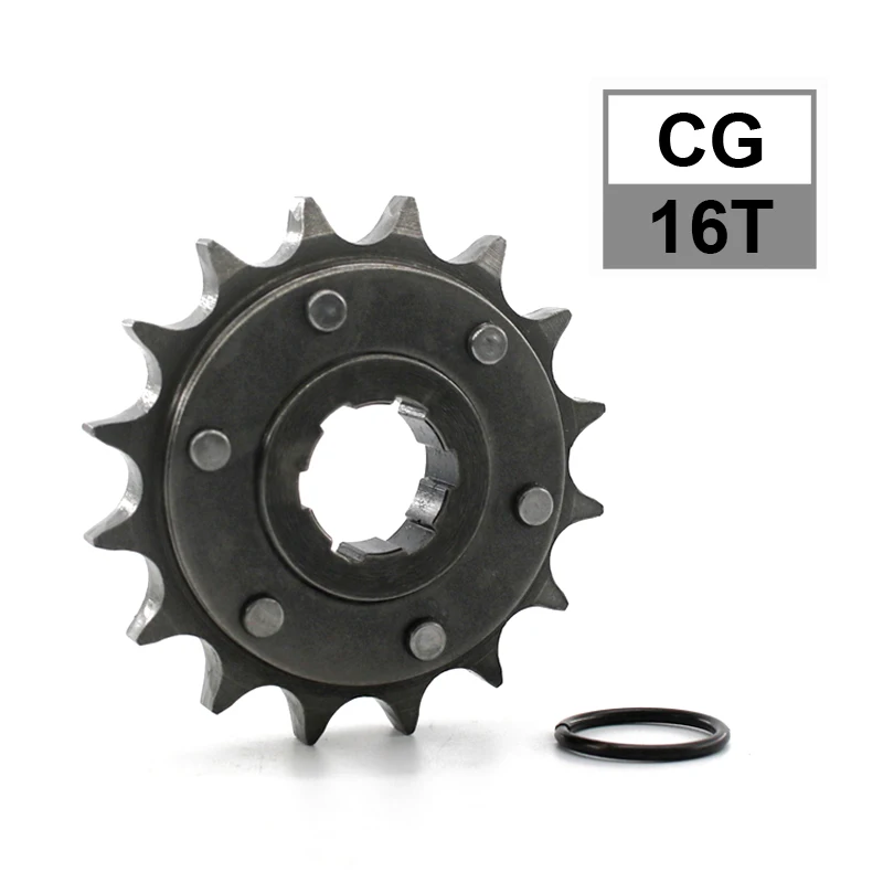 1Pcs 20CrMnTi 428 14T 15T 16T 17T Tooth Fuel Saving Sprocket for CG125 CB125 CBT125 MCR125 WY125-A/C/R Dirt Pit Bike Motorcycle